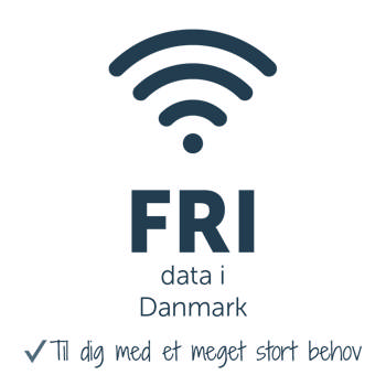 5G Mobilt Bredbånd med fri data i DK + 0 GB i EU 