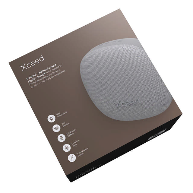 Trådløs højtaler - grå