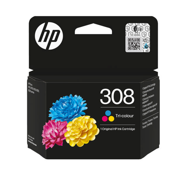 HP 308 Tri-Color Original Ink