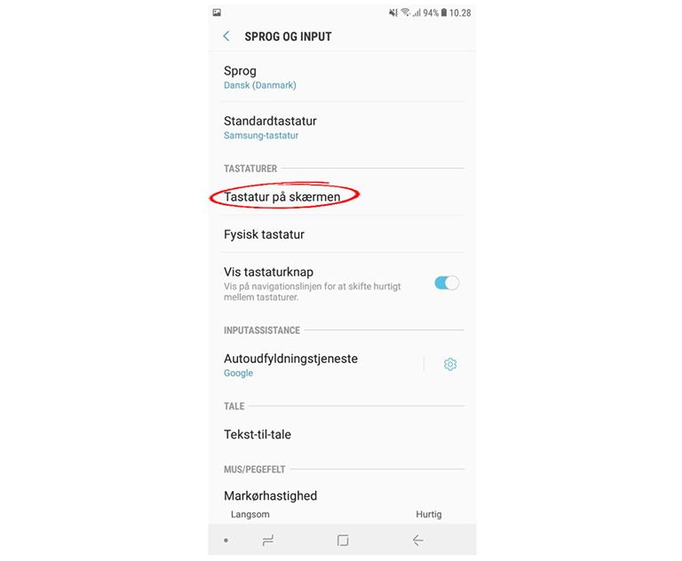betaling blive imponeret komponent Sådan får du stor skrift på tastaturet på din smartphone | Duka.dk